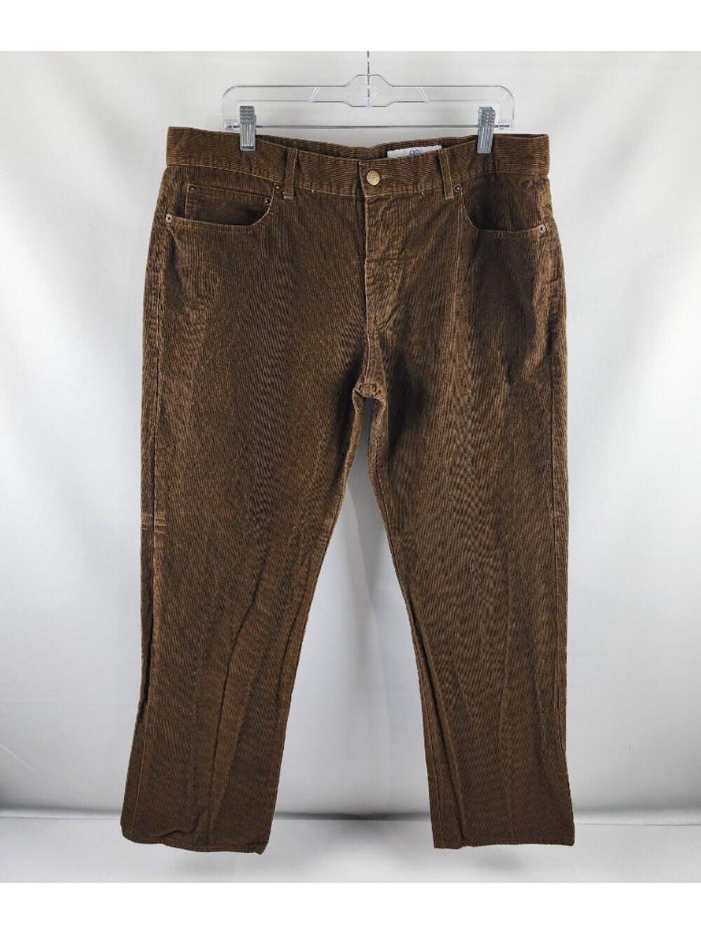 Peter Manning Pants Mens 38x29 Brown Five Eight Corduroy Pants